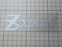 Zxpeed ステッカー (転写/シルバー/120×38mm)_画像1