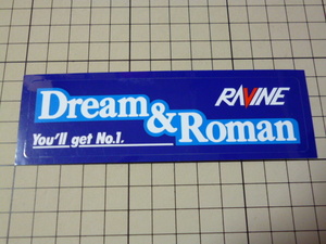 正規品 RAVINE Dream & Romanステッカー (126×36mm) ラビーン ラヴィーン ラヴィン