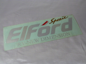 【大きめ】 Elford RV-NEW DIMENSION ステッカー (切り文字/365×125mm) エルフォード