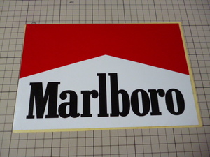 【大きめ】 希少 Marlboro ステッカー 当時物 です(233×153ｍｍ) マールボロ マルボロ