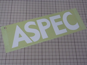 正規品 ASPEC ステッカー 当時物 です(切り文字/220×70mm) YOKOHAMA ヨコハマ アスペック