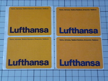 正規品 Lufthansa 航空 ステッカー シール (2シート) ルフトハンザ ラゲッジ バゲッジ ラベル_画像1