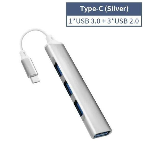 4ポートマルチスプリッタータイプcハブ3.0 usb 3.1