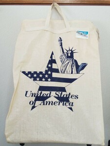 昭和レトロ お土産袋 バッグ JOURNEY BAG(ジャーニーバッグ)【United States of America】 旅行 キャリーバッグ 袋 コレクション 雑貨 