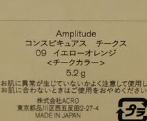 W★Amplitude アンプリチュード コンスピキュアス チークス 09 イエローオレンジ★_画像3