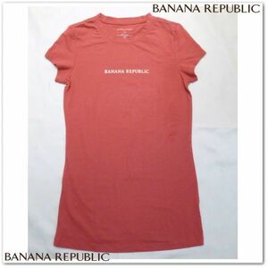 バナナリパブリック　レディース　半袖　Tシャツ　バナリパ　BANANA REPUBLIC　インポート　シンプル　トップス　アメリカ　ピンク　S