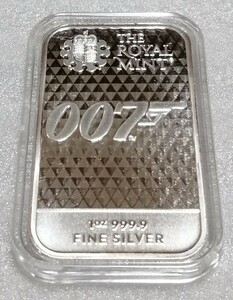 イギリス 007 ダイヤモンドは永遠に 純銀 1オンス バー アイテム4