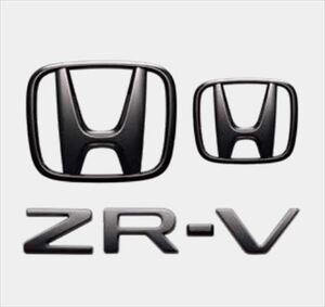 ZR-V ブラックエンブレム ※Hマーク2個＋車名エンブレム ホンダ純正部品 RZ4 RZ6 RZ3 RZ5 パーツ オプション