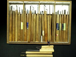 ★彫刻刀 24本以上 まとめてセット 木彫 大工道具（プロ用 良品