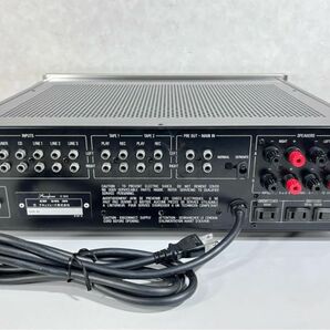 e8500 動作品 外観良好 Accuphase アキュフェーズ E-302 プリメインアンプ 取説付の画像9