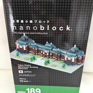 ナノブロック完成品　東京駅丸の内駅舎　東京駅　ナノブロックJAPAN カワダ nanoblock