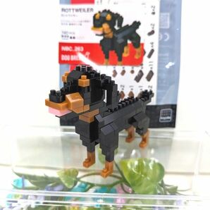 ナノブロック　ロットワイラー　犬シリーズ　ブロック完成品　 nanoblock