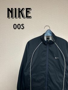 NIKE ナイキ 00s ナイロンジャケット 紺