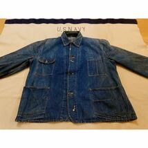 超希少!VTG 40’s STRONG RELIABLE SHORT LENGTH DENIM COVERALL SIZE 42ビンテージ40年代ストロングリライバルショートデニムカバーオール_画像2