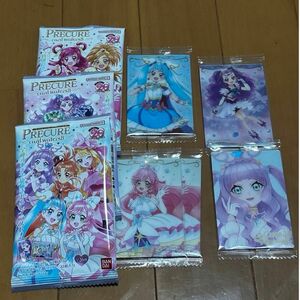 プリキュア ウエハース8 キュアマジェスティ HR 未開封他まとめ空パック付き