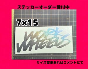 ホログラムステッカー ワークホイール