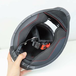 【美品】MOTORHEAD モーターヘッド AEROTECH5 エアロテック5 フルフェイスヘルメット Lサイズ ホワイト バイク 二輪 ツーリング オートバイの画像9