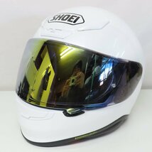 【美品】SHOEI ショウエイ Z-7 フルフェイスヘルメット XLサイズ ホワイト 人気 バイク 二輪 オートバイ ツーリング_画像2