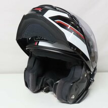 【中古美品】SHOEI ショウエイ NEOTEC2 EXCURSION ネオテック2 エクスカーション システムヘルメット Mサイズ フルフェイス 人気 バイク_画像4