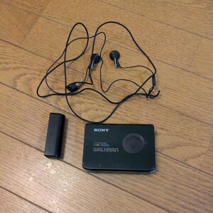 SONY ソニー カセットウォークマン WM-EX60 中古 本体 動作未確認 ジャンク 希少 イヤホン MDR-E565 ヴィンテージ