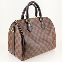 LOUIS VUITTON ルイヴィトン スピーディ・バンドリエール 25 2WAY ショルダーバッグ ハンドバッグ ダミエ N41368 箱 保存袋_画像2