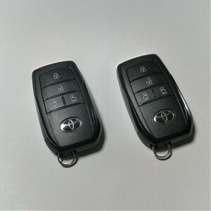 【送料無料】未使用品/2個! トヨタ/TOYOTA純正 スマートキー【ノア/ヴォクシー(現行/90系)】 【4ボタン/左右パワスラ/231451-3041】作動OK!