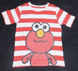 USJ Улица Сезам Elmo футболка M размер рост 154cm~162cm хлопок 100% универсальный Studio Japan ELMO Uni ba стоимость доставки 230 иен 