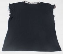 レディース トレーニング Tシャツ 黒 3L ポリエステル85％ ポリウレタン15％ ワークアウト用快適素材 MASHALO SPORT ジムウェア 送料230円_画像2