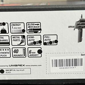 オプション多数付属 Umarex H＆K MP7A1 Gen.2 GBBR HKライセンス ブラック エアガンウマレックス フルサイズ ガスガン きれいですの画像8