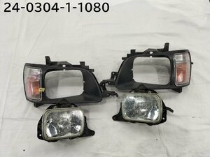 *KR42V Toyota Lite Ace DX эпоха Heisei 19 год оригинальный левый правый set галоген re. есть передняя фара передняя фара угловая фара *