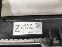 ★6万km!! LA100S ダイハツ　ムーブ L SA　平成26年　純正　ラジエター　DENSO：422135-4220　コンデンサー　電動ファン　168000-1120★_画像4