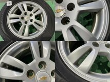 ★ABA-KT300 シボレー ソニック　純正 15インチ アルミ ホイール　4本　15×5.5J ＋39 PCD105 5穴 ハブ径56.6　夏 2019年製 195/65R15★_画像5