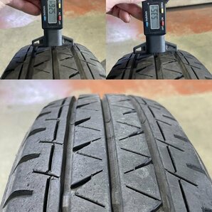 ★夏 22年製!! S321V ダイハツ ハイゼット 純正 12インチ スチール ホイール 2本 12×4J PCD100 4穴 ハブ径54 145/80R12 80/78N LT★の画像4