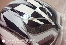 送料無料 超軽量 カーボン製 ウインズ カーボンヘルメット A-FORCE Lサイズ 限定カラー バイク オートバイ WINS carbon Helmet_画像9