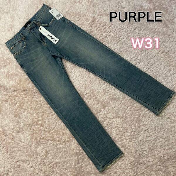 【未使用】PURPLE BLAND スキニー ストレッチデニム　005 W31