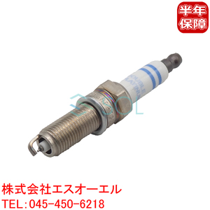 BMW F22 F23 F30 F31 F34 F32 F33 F36 ダブルプラチナ スパークプラグ 1本 BOSCH製 220i 320i 320ix 328i 420i 420ix 428i 12120038896