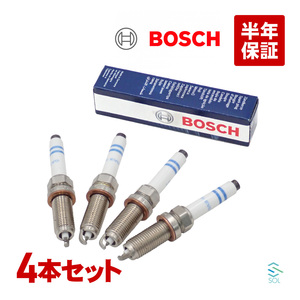 BOSCH製 ベンツ W176 W177 W246 W247 プラチナイリジウム スパークプラグ 4本セット(1台分) A180 A250 A35 A45 B180 B250 2701590600