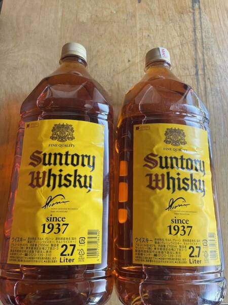 サントリー 角 SUNTORY ウイスキー ペットボトル 2.7L