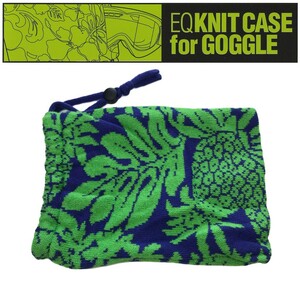 EQ GOGGLE KNIT CASE (カラー PINE ) イーキュー ゴーグル ニットケース スキー スノーボード