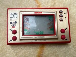 NINTENDO 任天堂 ニンテンドー MC-25 GAME&WATCH ゲームウォッチ ミッキーマウス ワイドスクリーン 当時物 昭和レトロ 現状売り切り