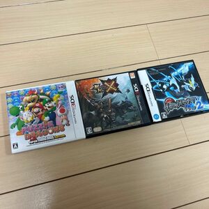 3DS DSソフト パズドラマリオ モンハンX ポケットモンスターブラック2