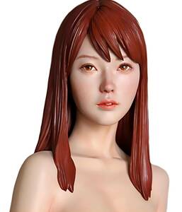 1/8スケール　女性フィギュアヘッド素体　デッサン美少女　ガレージキット　未組み立て　未塗装　セクシーモデル