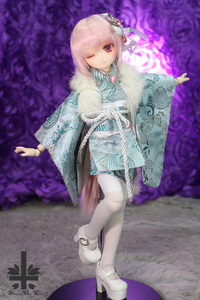 [ Sakura book@ shop ]. beauty short . Japanese clothes { wind bell }( silk woven thing )**ONE OFF** Mini Dollfie Dream MDD-S/M/L.