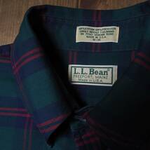 80s L.L.Bean エルエルビーン シャツ ボタンダウン usa製 アメリカ製 ビンテージ L 美品_画像4