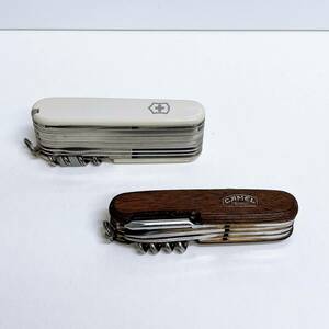 2本セット　まとめ売り　ビクトリノックス　VICTORINOX　CAMEL　十徳ナイフ　マルチツール　長期保管品　現状渡し