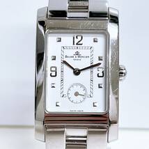 ボーム＆メルシエ　BAUME&MERCIER GENEVE　MV045063　白文字盤　メンズ　腕時計　現状渡し_画像2