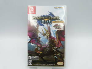 054/G059★中古品★Nintendo SWITCH★スイッチソフト MONSTER HUNTER RISE モンスターハンターライズ サンブレイク セット