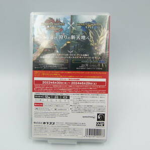 054/G059★中古品★Nintendo SWITCH★スイッチソフト MONSTER HUNTER RISE モンスターハンターライズ サンブレイク セットの画像2