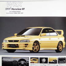 インプレッサ WRX カタログ　STI version-Ⅵ type-R type-RA GC8 GF8 G型 ver.6 VI バージョン6 ワゴン クーペ 1999 タイプR 2000年4月_画像1