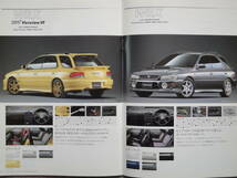 インプレッサ WRX カタログ　STI version-Ⅵ type-R type-RA GC8 GF8 G型 ver.6 VI バージョン6 ワゴン クーペ 1999 タイプR 2000年4月_画像5